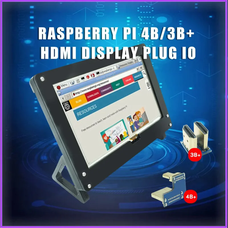 Raspberry Pi 4 Model B 5 inch Touch Screen TFT LCD Display Module Acrylic Holder Compatible for Raspberry Pi 4 Model B/3B /3B