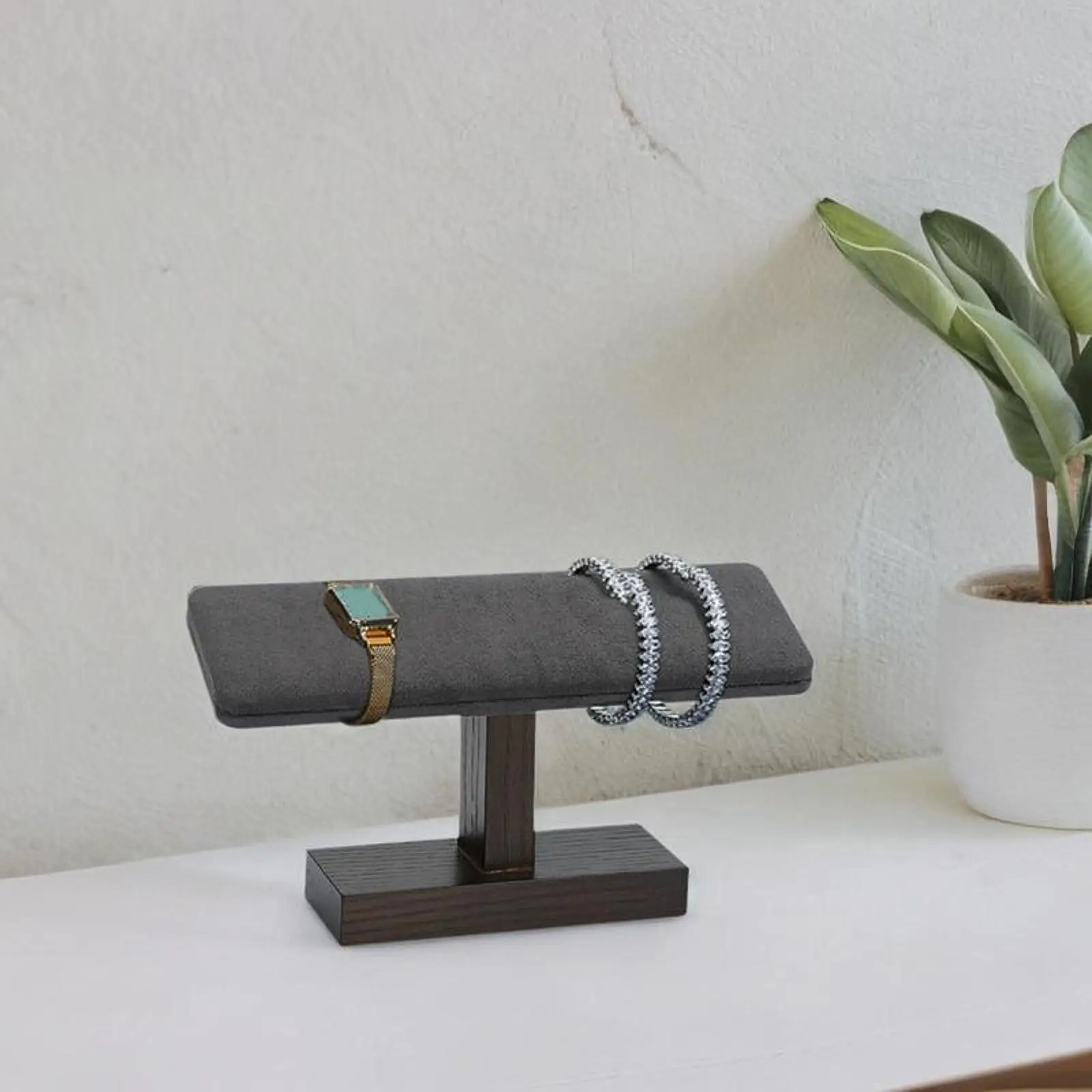 

Подставка для часов Удобная витрина с Т-образной планкой для розничной торговли подвесками в комоде