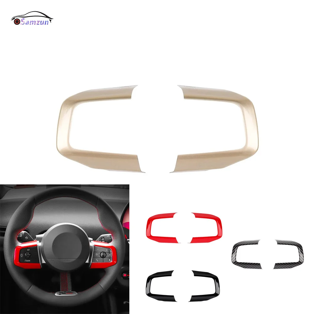 

For MINI Cooper SE J01 J05 U25 JCW Countryman 2024 2025 Steering Wheel Panel Button Protector Styling Sticker Car Accessories