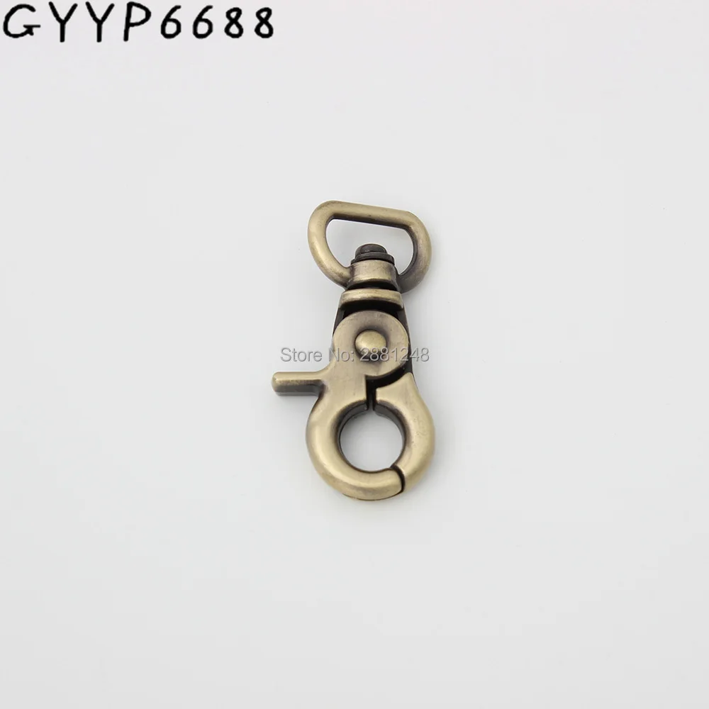 10-30-100pcs 13mm 3colors trigger swivel clasp lobster claws swivel hooks rotatable buckle Luggage hardware accessories