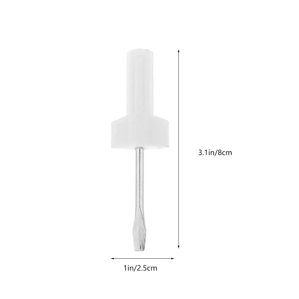 4Pcs Flathead Screwdriver Durable Plastic Metal for Sewing Machine Repair Tools Maintenance Project Household Jobs