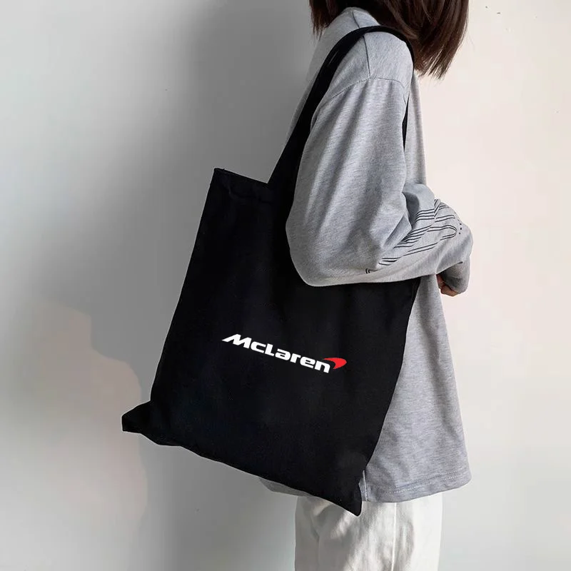 

Автомобильные эмблемы, большая вместительная холщовая сумка, сумка для хранения Mclaren 720S GT 570 600LT 540C P1 Solus GT, аксессуары из алькантары