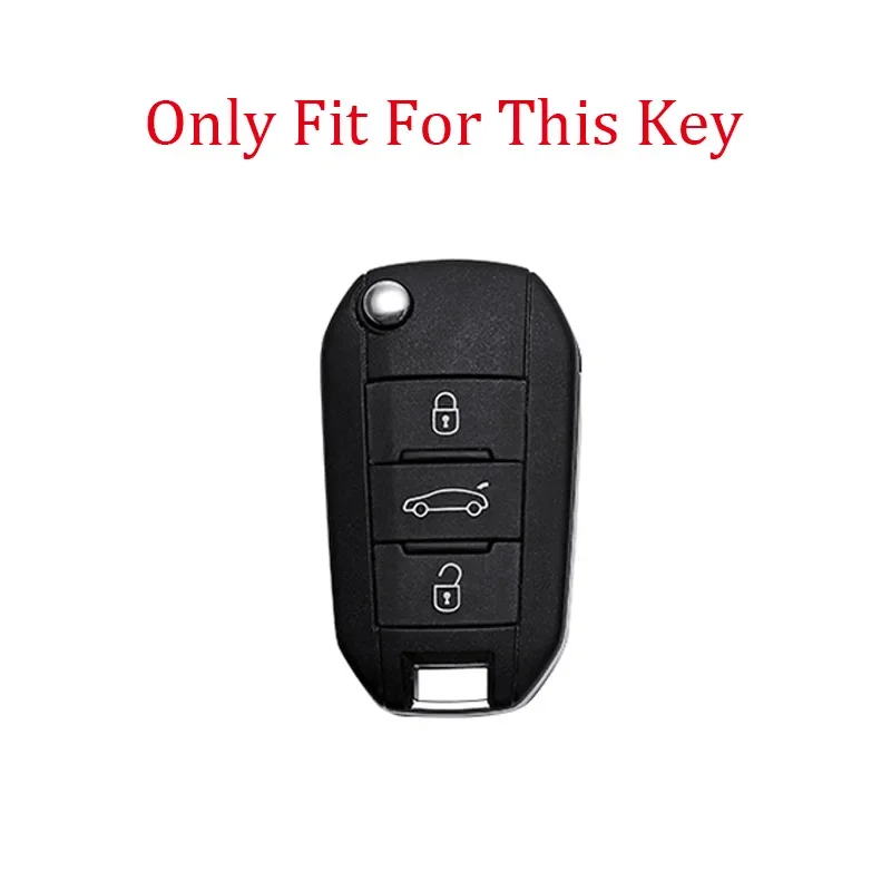 Zinc Alloy Car Folding Key Cover For Opel Grandland X Combo For Peugeot 208 2008 407 408 Rifter 2020 Cap For Citroen C5 Aircross