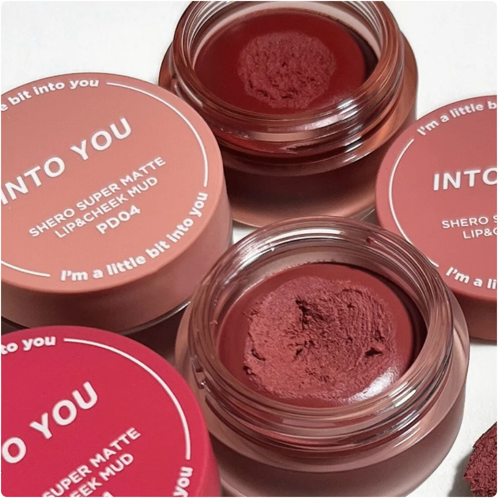 Into You Shero Super Matte Lip Check Mud Canned Lip Mud Velvet Long lasting Lip Glaze Natural Bare Color Lipstick Intoyou Makeup