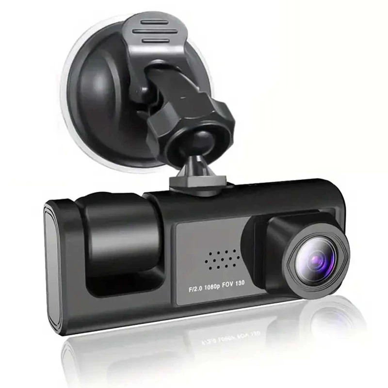 HD 1080P+WIFI Loop Video Car Camera 3 Lens Car Recorder Wireless Wifi Mobile Connected Car DVR Car Accessories Parts