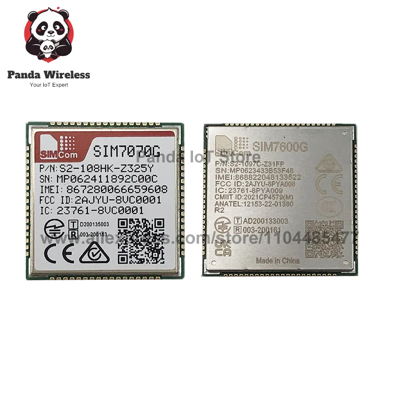 SIMCOM SIM7070G SIM7600G LCC LTE CAT1 Global Module B1/B2/B3/B4/B5/B7/B8/B12/B13/B18/B19/B20/B25/B26/B28/B66/B34/B38/B39/B40/B41