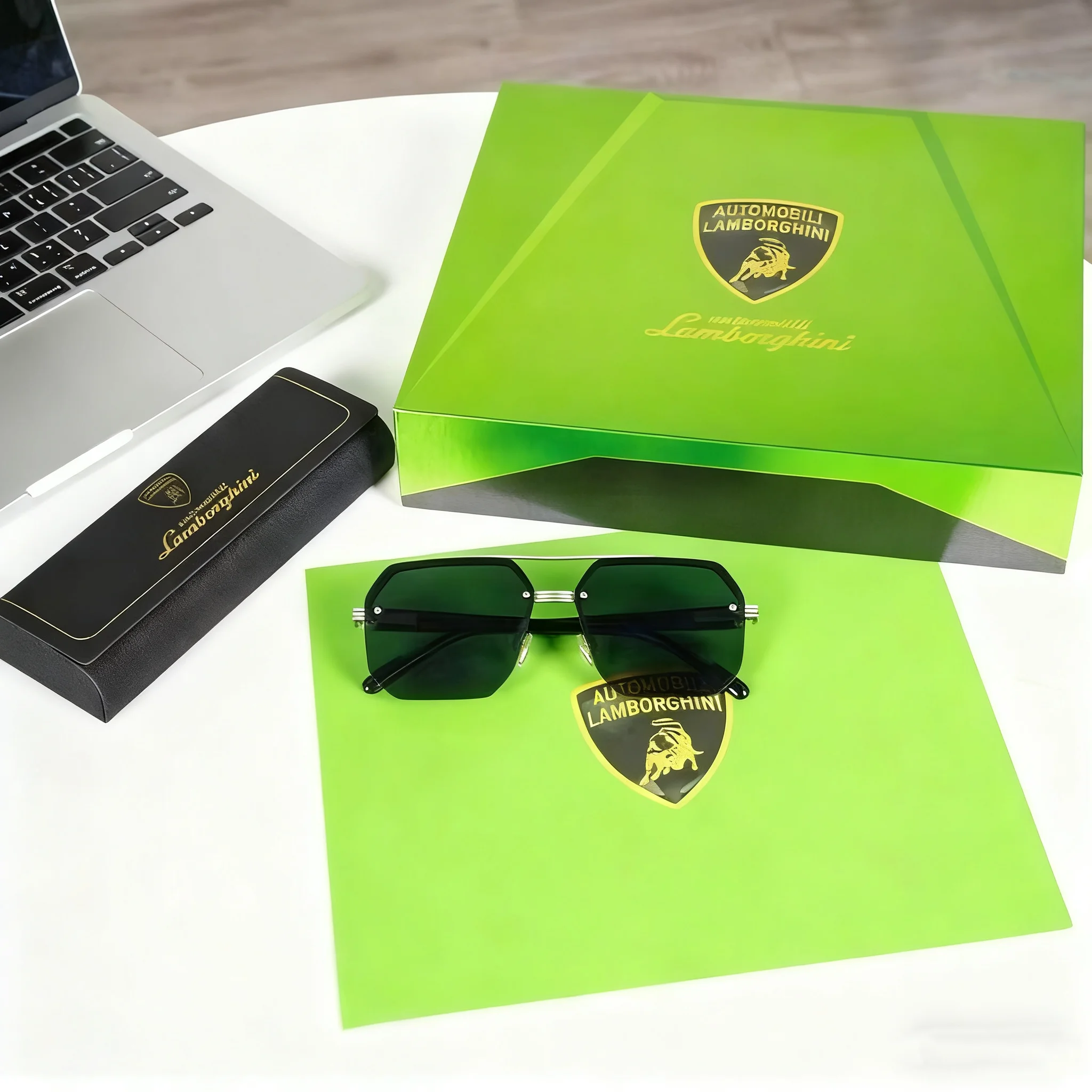 Für Lamborghini hochwertige UV- und Blaulichtschutz-Sonnenbrillen, modische und nahtlose Business-Sonnenbrillen, Autozubehör