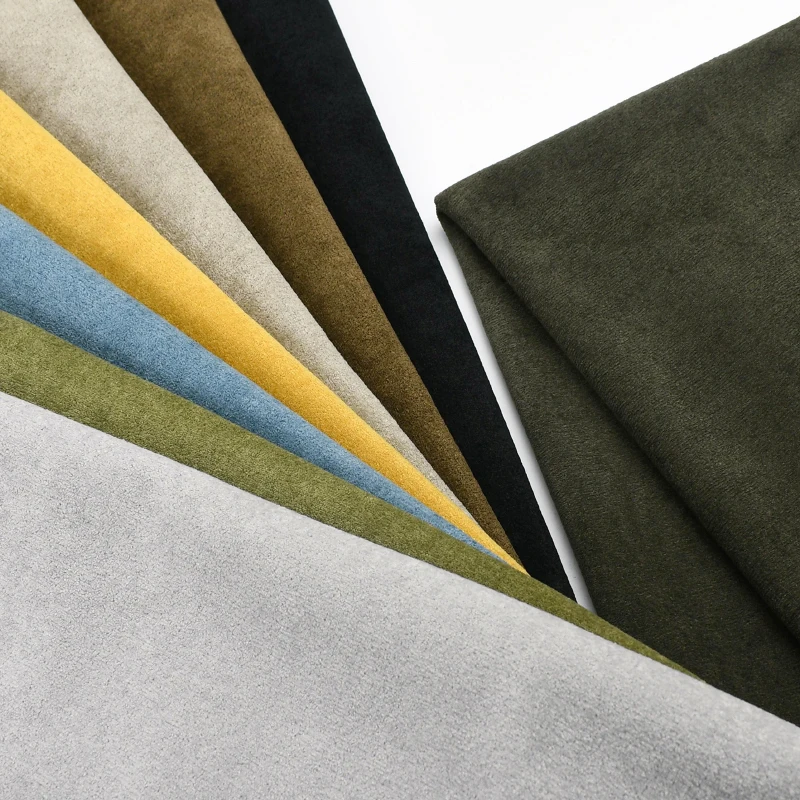 

45/90*140cm Sofa Suede Fabric 0.8mm Thick Solid Colored Velvet Cloth Pillow Cushion Cover Sewing Waterproof Soft Goods Supplies