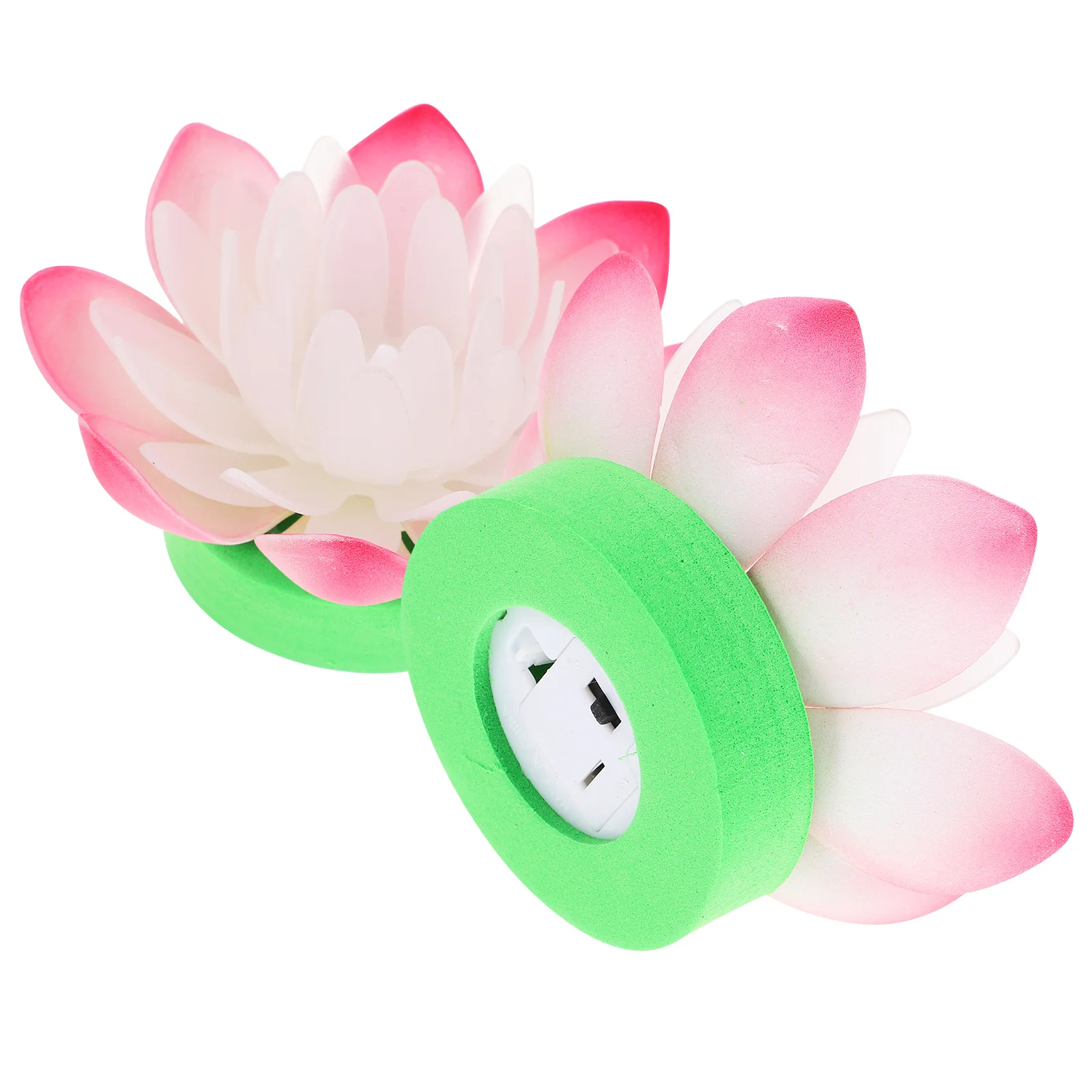 

2pcs Led Light Colorful Blessing Lotus Lamp Decorative Small Lotus Lamp For Home Office Festival Temple Decoration
