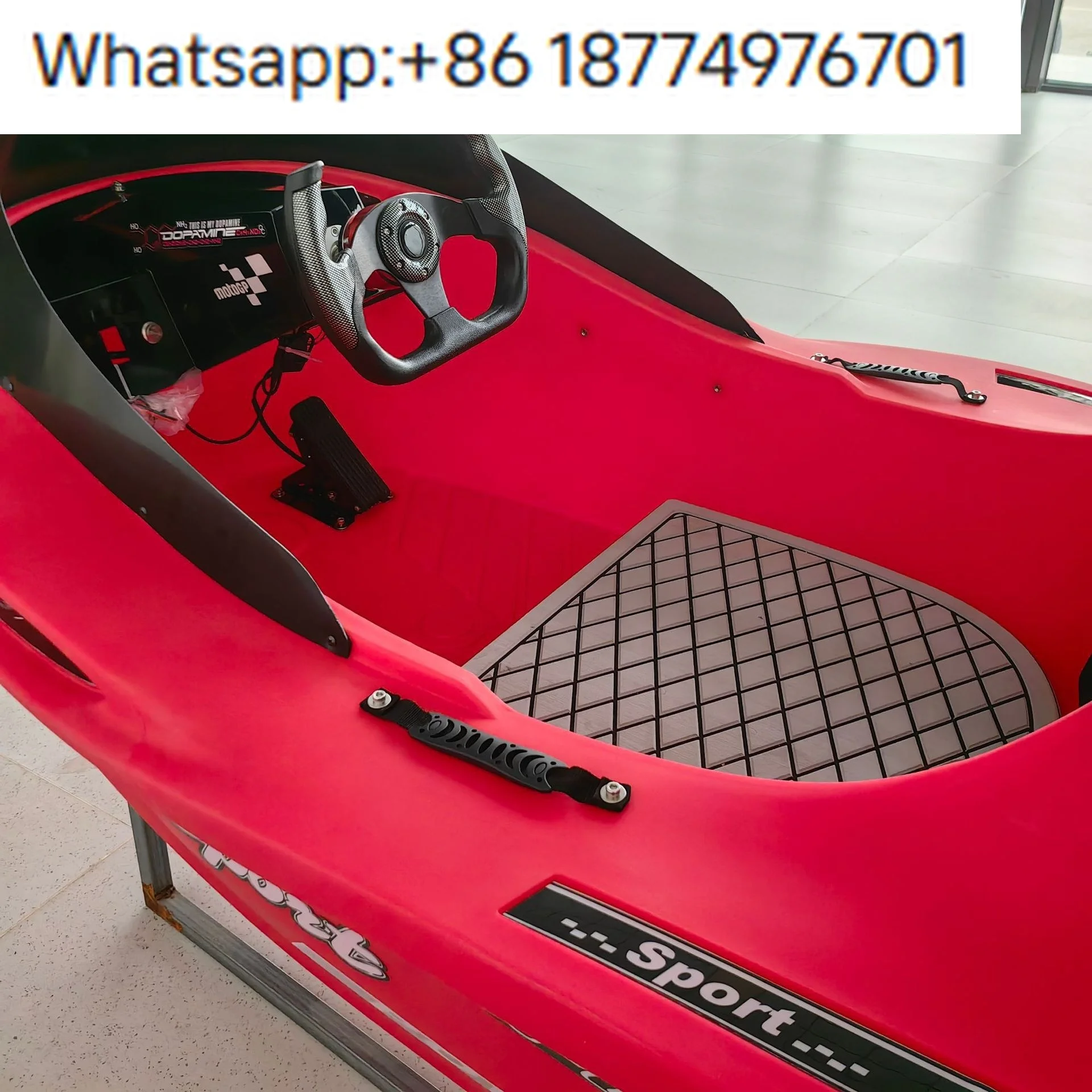 Small Electric High-Speed Motorboat with Super Power Eco-Friendly PVC 1 Person Capacity