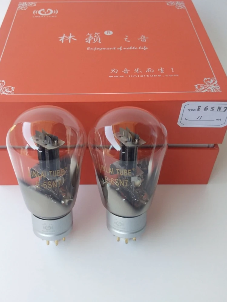 LINLAI Vacuum Tube 6SN7 Elite Series E-6SN7 Replace 6SN7 CV181 6N8P 6H8C 5692 HIFI Audio Valve Tubes Electronic Tube Amplifier