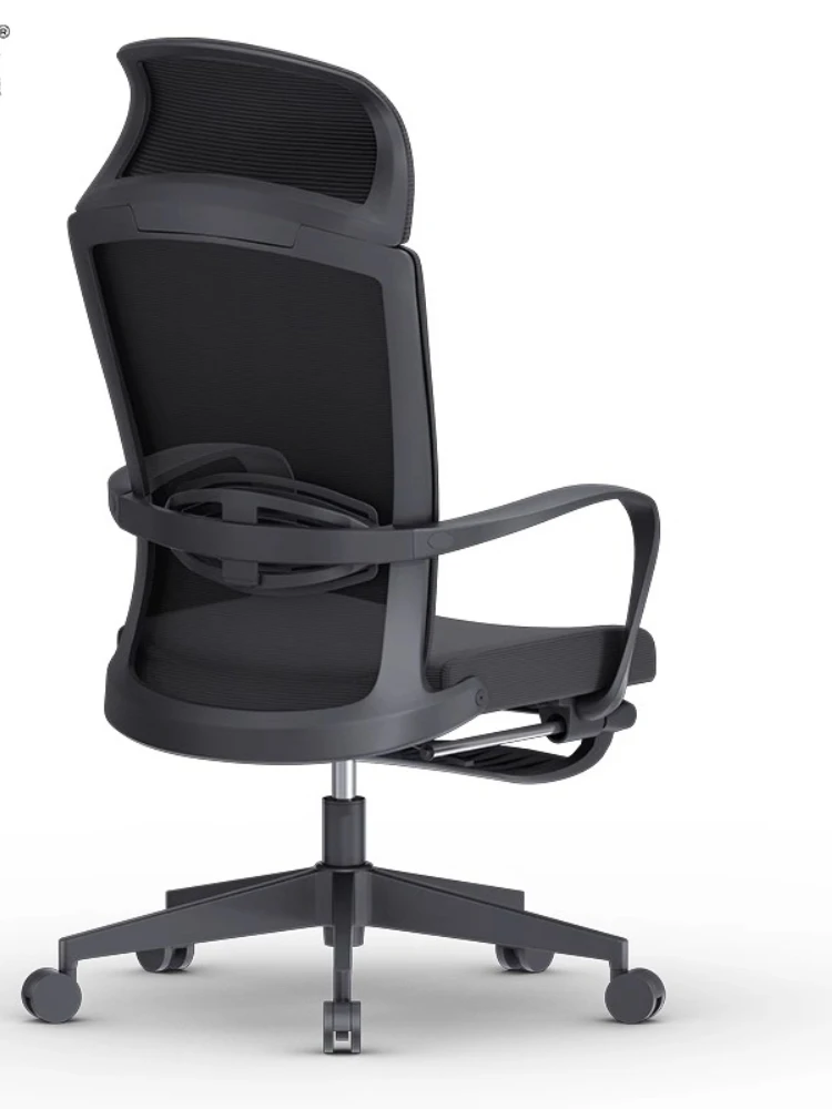 Sedia da gioco per computer Boss Sollevamento schienale per computer Sedia da ufficio ergonomica nera