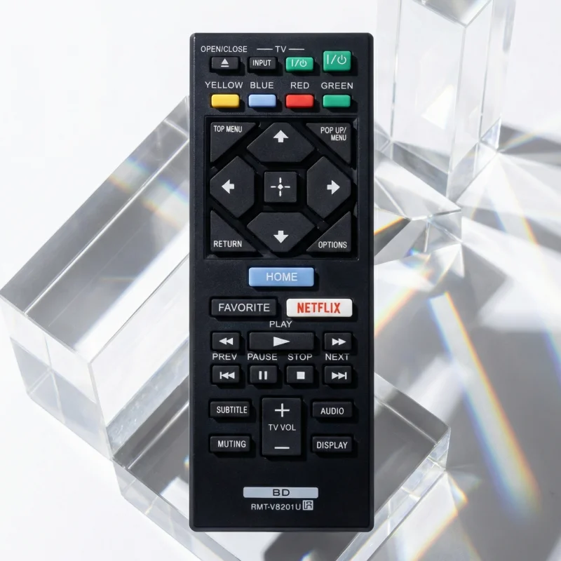 

RMT-VB201U Universal Remote Control for Sony Blue-Ray DVD Players - Easy-to-Use Replacement Compatible with BDP-S1700 BDP-S3700