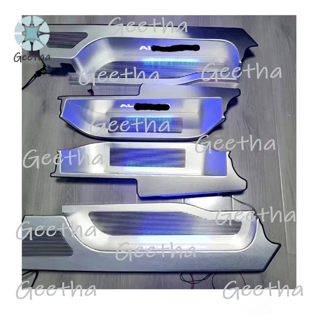 

For Customized Car Door Sill Light Threshold Lamp Logo Projector Lamp Power Moving LED Welcome Pedal Scuff Plate Pedal Kits