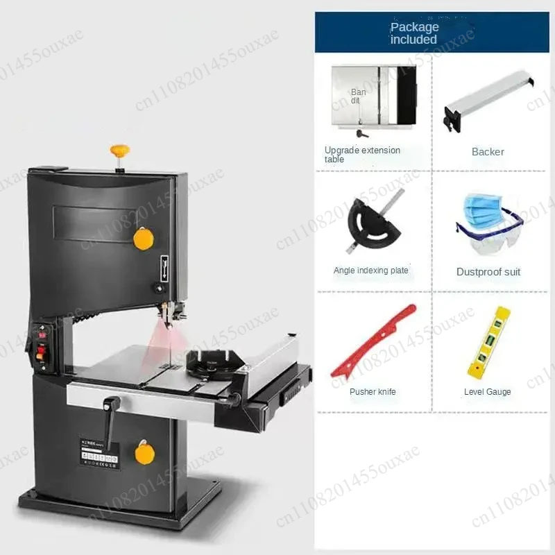9 Inch 550W Band Sawing Machine Household Woodworking Jigsaw Precision Wire Cutting Saw for Wood Cutting