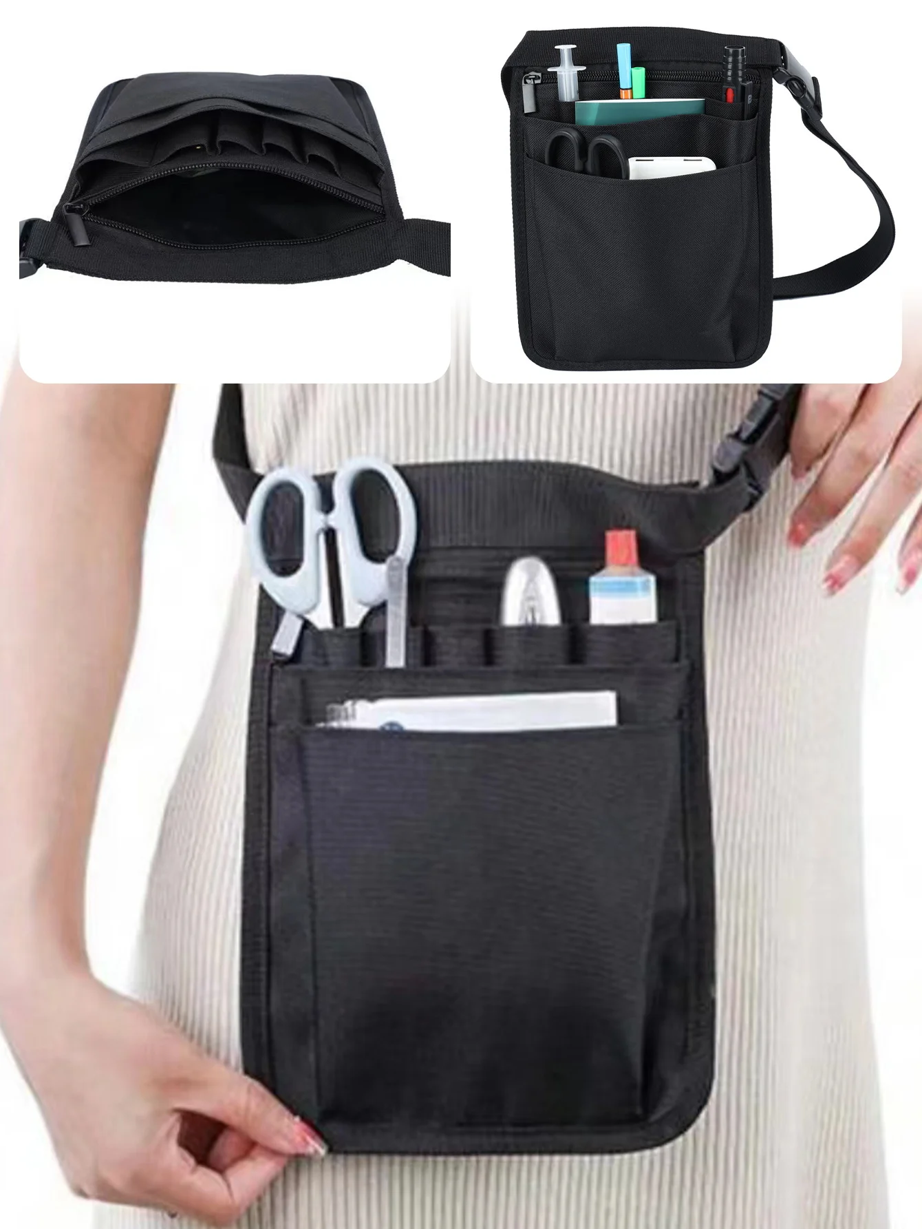 للجنسين الخصر حقيبة تجريب السفر محافظ الهاتف الخصر حزمة حقيبة الهاتف الرياضة الملحقات الأزهار إلكتروني نمط ممرضة الخصر أكياس #4