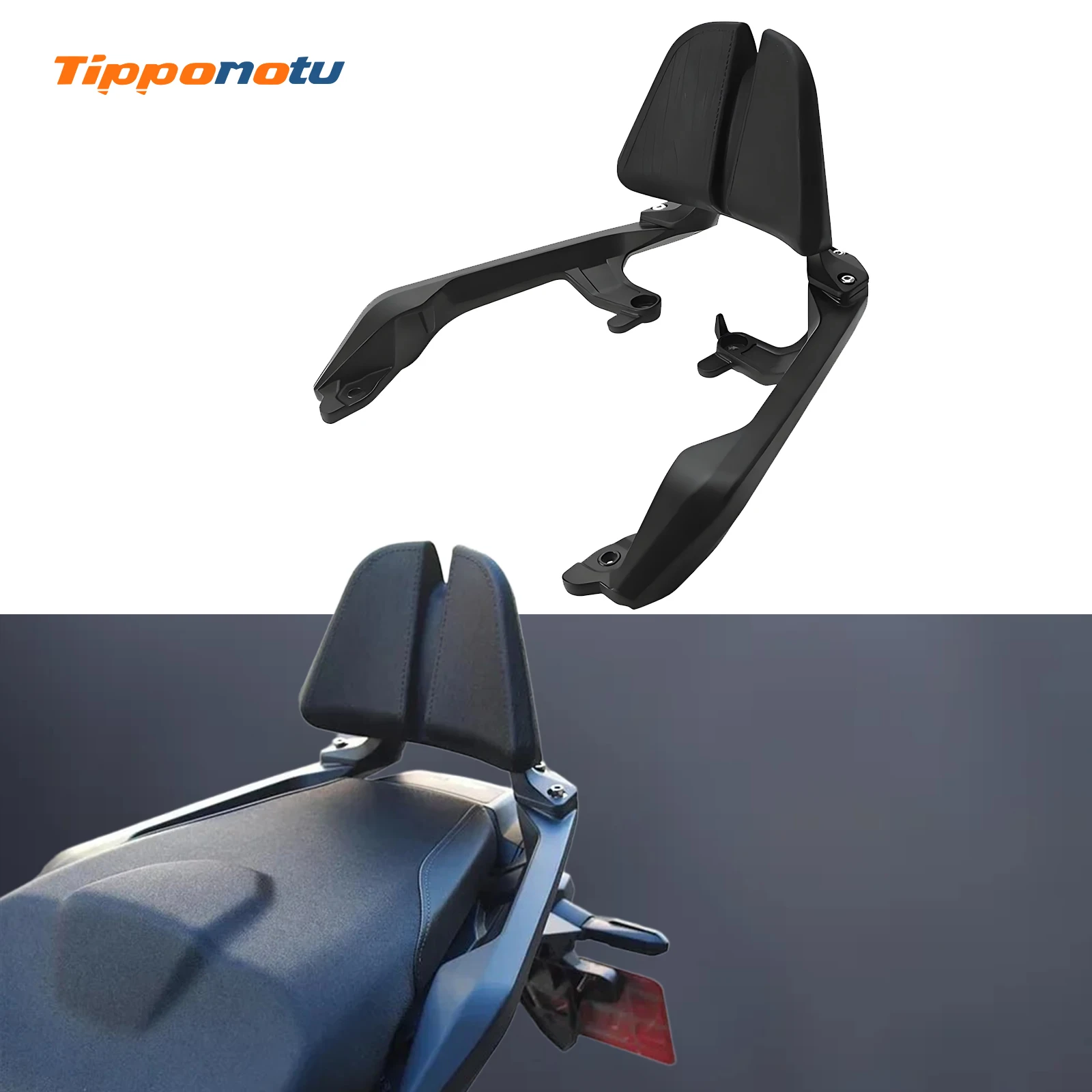 

Aluminum Alloy Backrest Support for Honda XADV750 Fosha NSS750 2021-2025 Passenger Lumbar Support Modified Bike Parts