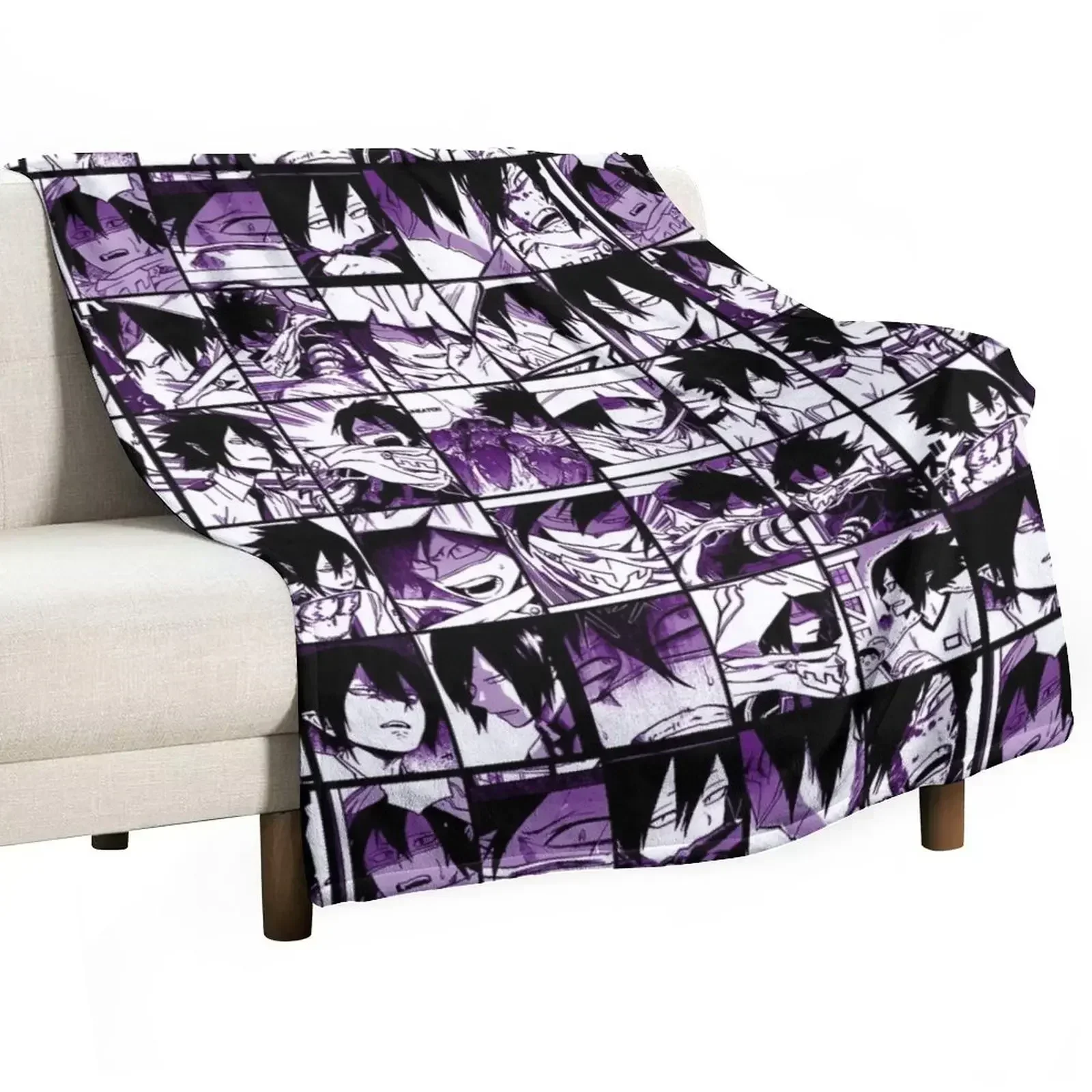 Tamaki Amajiki Collage color version Throw Blanket funny gift For Decorative Sofa Blankets