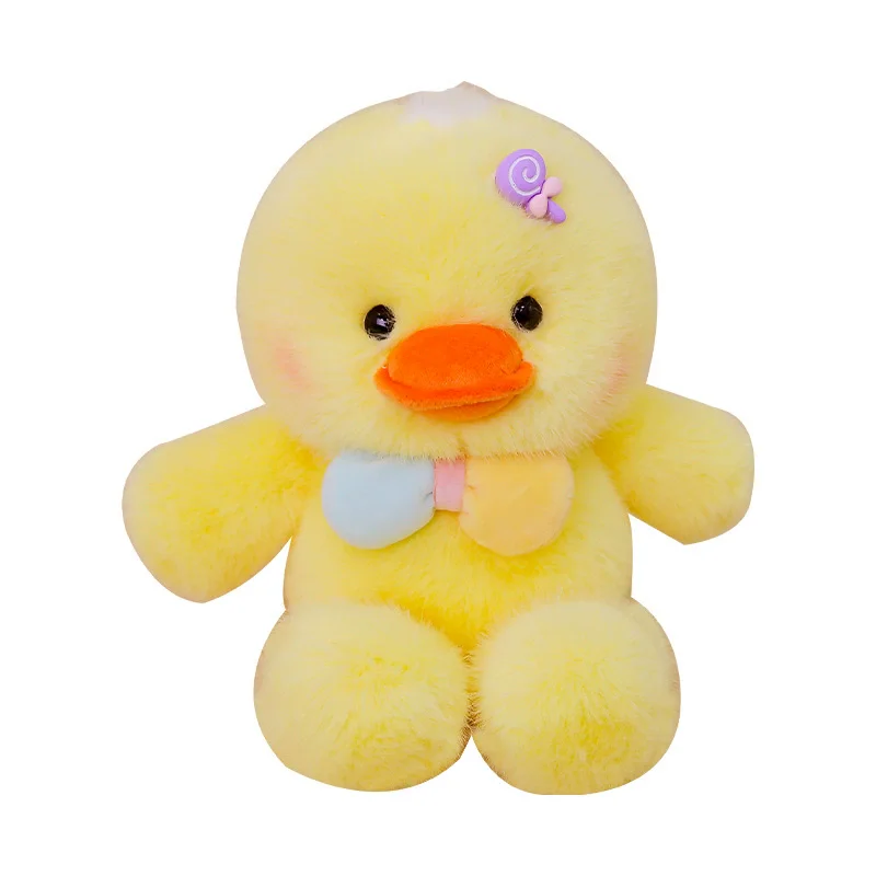 1pc 25cm/9.84in Little Yellow Duck Plush Toy Candy Run Run Figurine Cute Plush Toy Ornament Companion Doll Claw Machine Prize