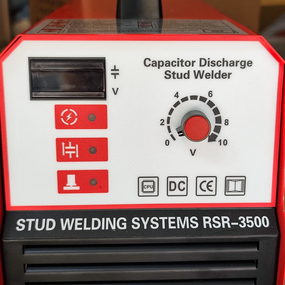 Manual New Stud Welding Machine RSR-3500 Capacitor Discharge Inverter For Carbon Steel 220V
