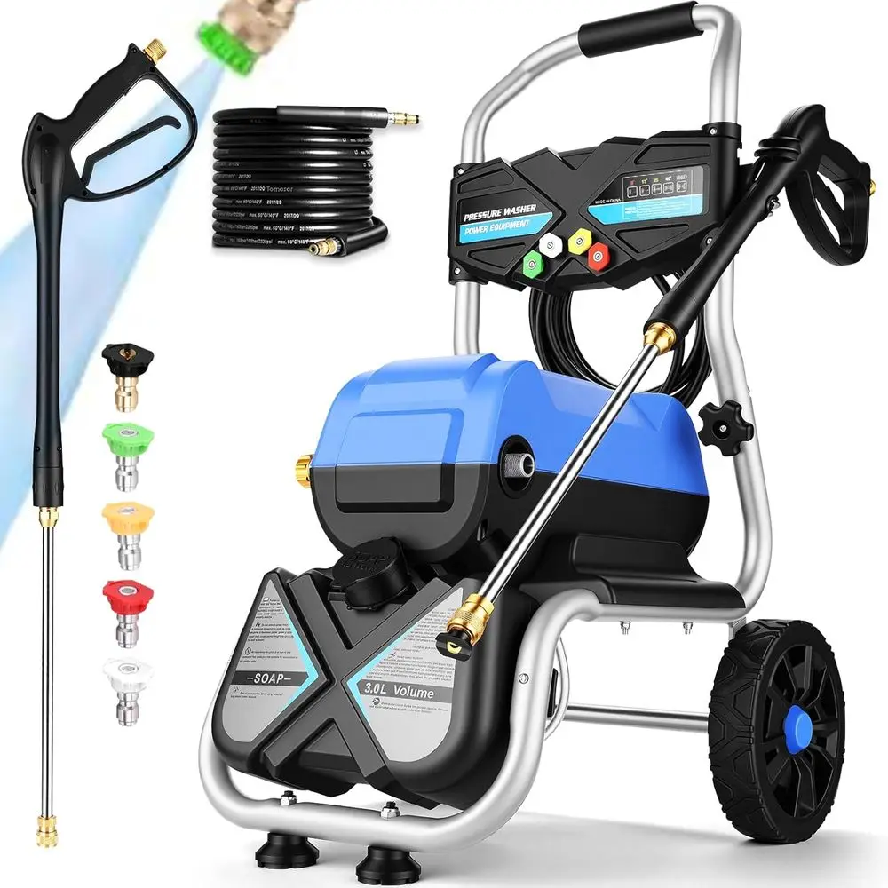 5000PSI Prure Washer,4.0 GPM Electric Power Washer,1800W High Prure Washer,Proi…