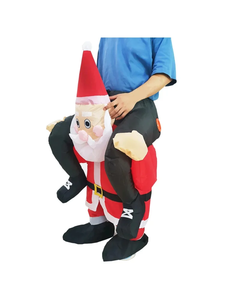 Hot Adult Christmas Tree Santa Claus Snowman Inflatable Costumes Anime Mascot Party Cosplay Costume Dress Suit for Man Woman