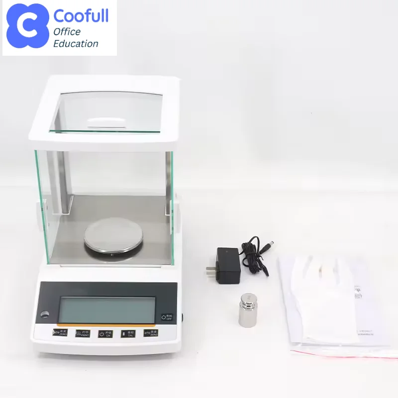 COOFULLL High Precision 0.001g Analytical Balance Sensitive Electronic Weighing Scale for Laboratory Use