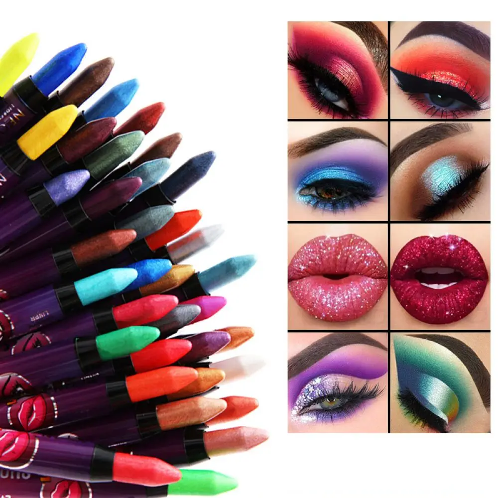 For Kiss Susy Creamy Eyeshadow Stick Collection Waterproof Highly Pigmented Eyeliner Pencil Long Lasting Makeup Beauty Tool Kit