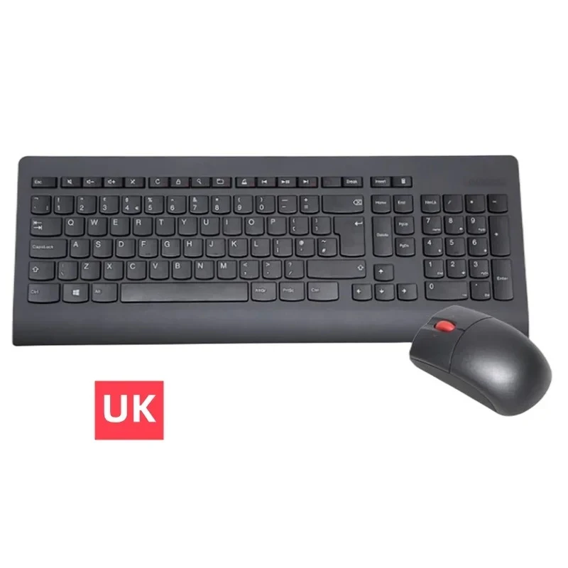 

UK layout 2.4Ghz Wireless Combos Keyboard Mouse For Lenovo KBRF3971 Keyboard Laser Mice 1600DPI Mouse 0A34032