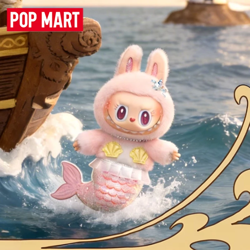 

POP MART Devliegende LABUBU MOKOKO Mermaid Series Vinyl Plush Blind Box Mystery Box Toys Kawaii Ornaments Figurines Home