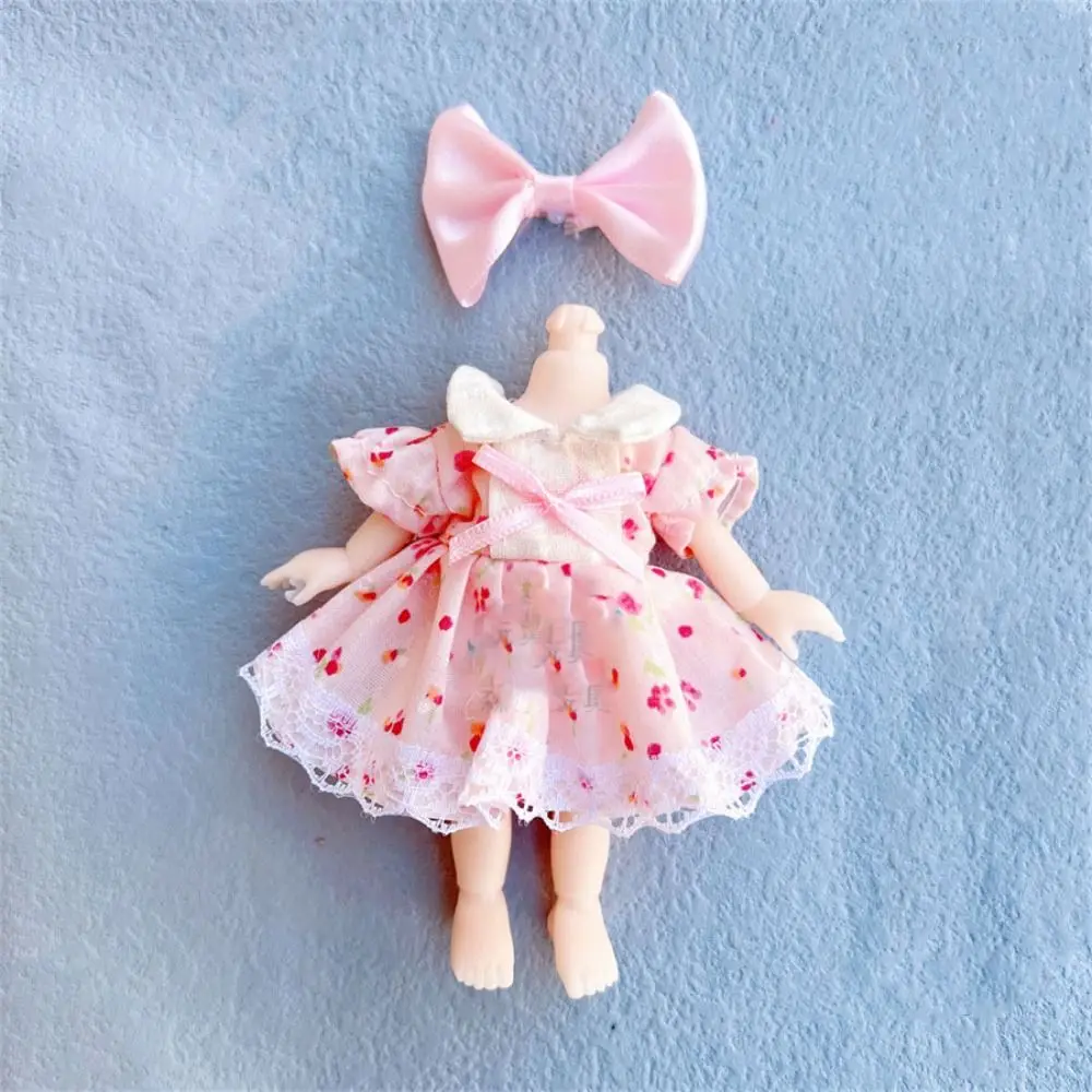 9 Styles Doll Clothes Dresses with Cartoon Hat Plush Animals Fashion Skirts Mini Cute 16~17cm Doll Clothes