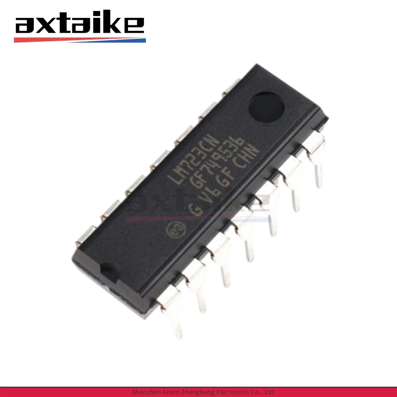 

5PCS LM723CN DIP-14 LM723 UA723CN MC1723CP 150mA 2V to 37V Input Voltage 40V Max Voltage Regulator IC