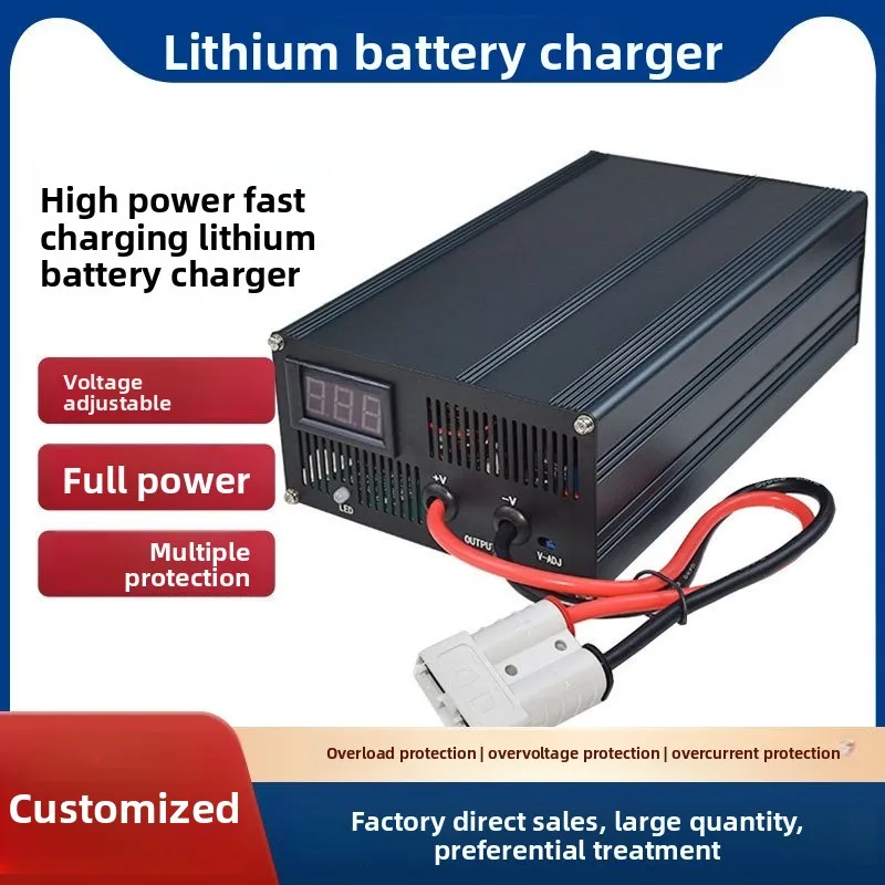 

High Power Fast Charger 24V/48V/72V Lithium Battery Charger 40A/30A – for EV Forklift RV