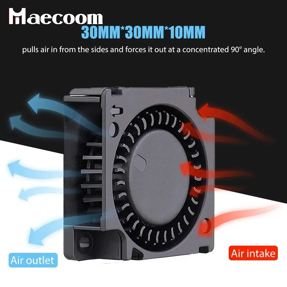 3010 Turbo Blower Fan DC 24V 2Pin-2.54 30x30x10mm 3010 Cooling Fan Turbine 3D Printer Cooler For Voron 0/0.1 3D Printer Part