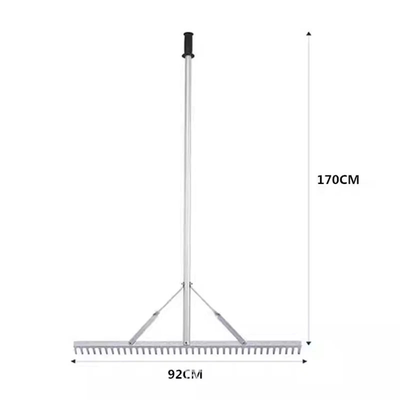 أشعل النار المناظر الطبيعية من الألومنيوم، أشعل النار على شكل أوراق الشجر، أشعل النار لتخفيف التربة، أداة مزرعة يدوية للحديقة، تخفيف التربة وتنظيف القمامة