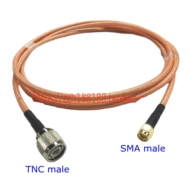 

RG142 Double Shielded Cable TNC male To SMA male Connector RF Coaxial Pigtail Jumper Adapter Straight New Brass