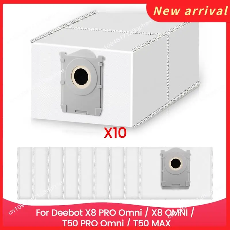 N89R Вакуумные мешки для робота-пылесоса Ecovacs Deebot X8 PRO Omni / X8 OMNI / T50 PRO Omni / T50 MAX PRO Omni / T50 Omni