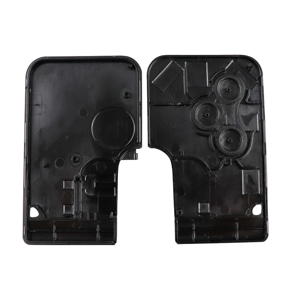 YIQIXIN-carcasa de llave de coche remota, 3 botones de repuesto para Renault Clio Logan Megane 2 3 Koleos Scenic 2003-2008 Fob, cubierta de tarjeta