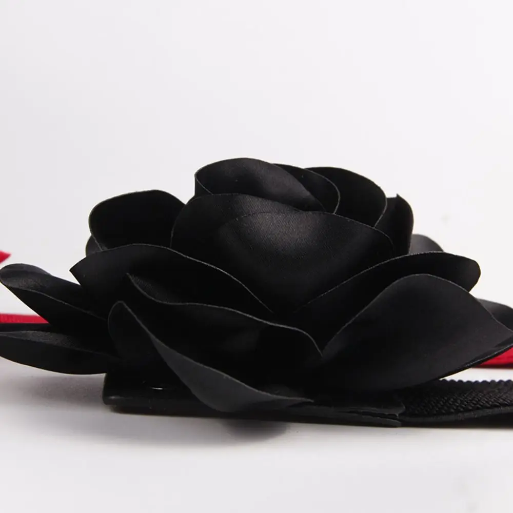 Women Skirt Dress Coat Casual Waist Band Large Flowers Waistband Wide Elastic Belt Ladies Dress Cummerbands