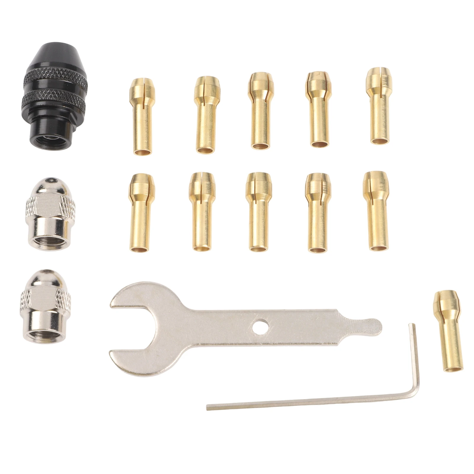 

Woodworking Tasks Electric Drill Collet Collet Nut Set Rotary Tool Accessory Kit Full Package Set Quick Accessory Changes