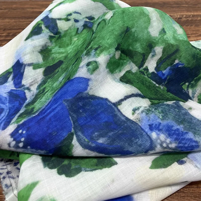 

1 ярд Легкая натуральная ткань рами, платья, платья, брюки, ткань для рубашек для пэчворка