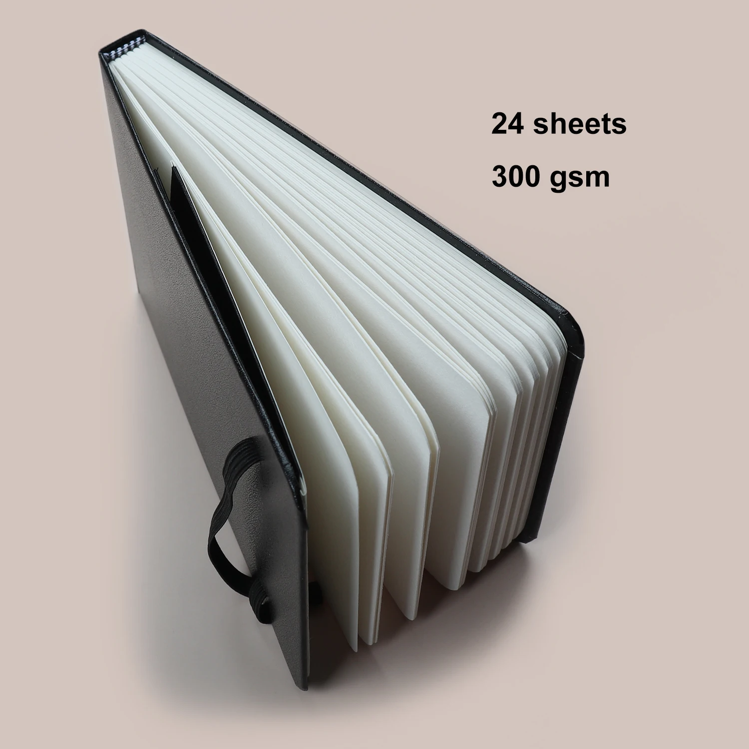 POTENZIEREN A5/A6 Aquarell Notebook 300 gr/meter 24 Blätter Reise Hand Malerei Notebook für Wasser Farbe Tagebuch Student Kunst liefert – Detail 6