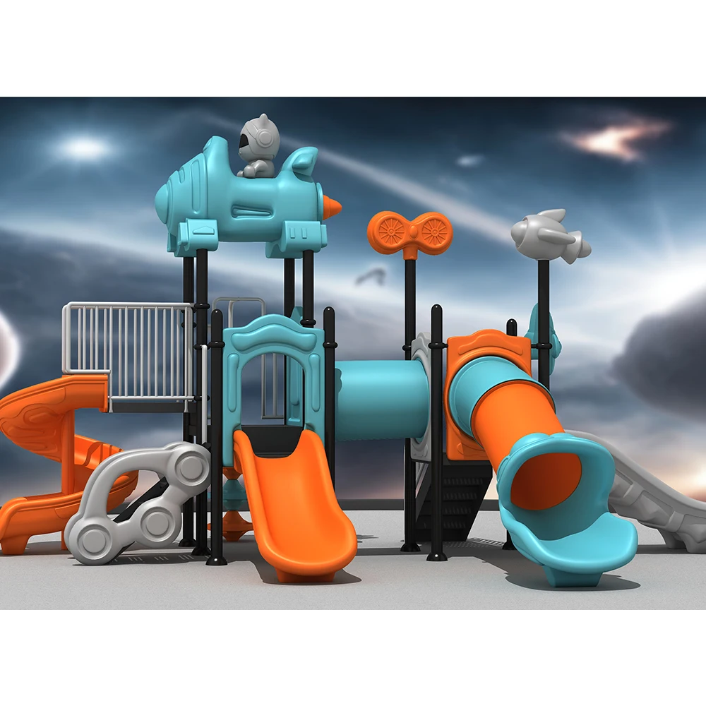 New Design Kids Durable HDPE Plastic Slide Amusement Park Rides Commercial Toddler Playground Outdoor