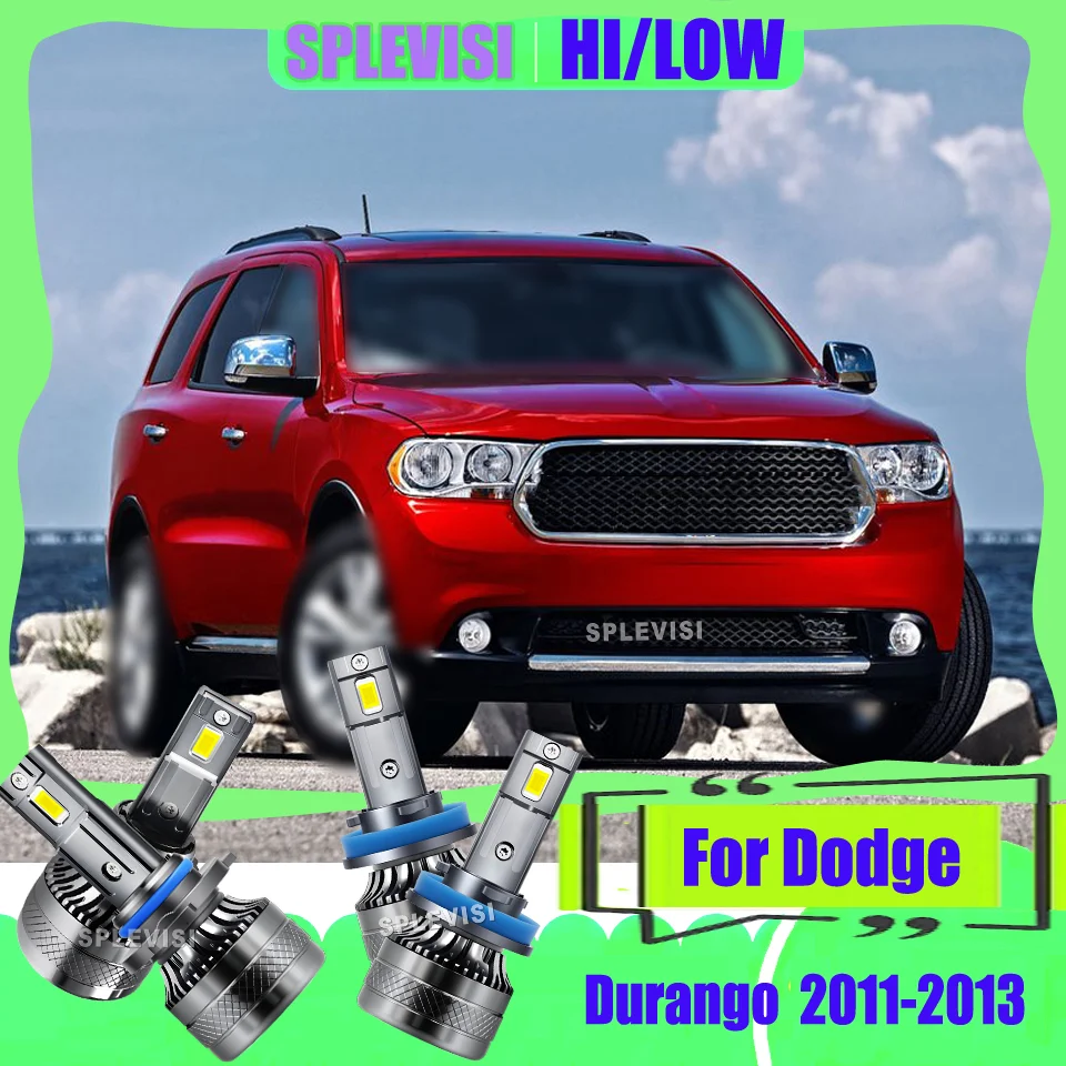 

High-Efficiency 20000LM 200W 9005 H11 LED Headlights 12V 6000K Light Bulbs Equipped IP68 System For Dodge Durango 2011 2012 2013