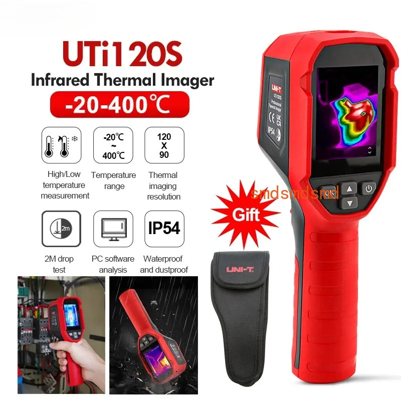 UTI120S Thermal Imaging Camera 120x90 Pixel Construction Thermal Imager For Repair Floor Heating Tube Testing