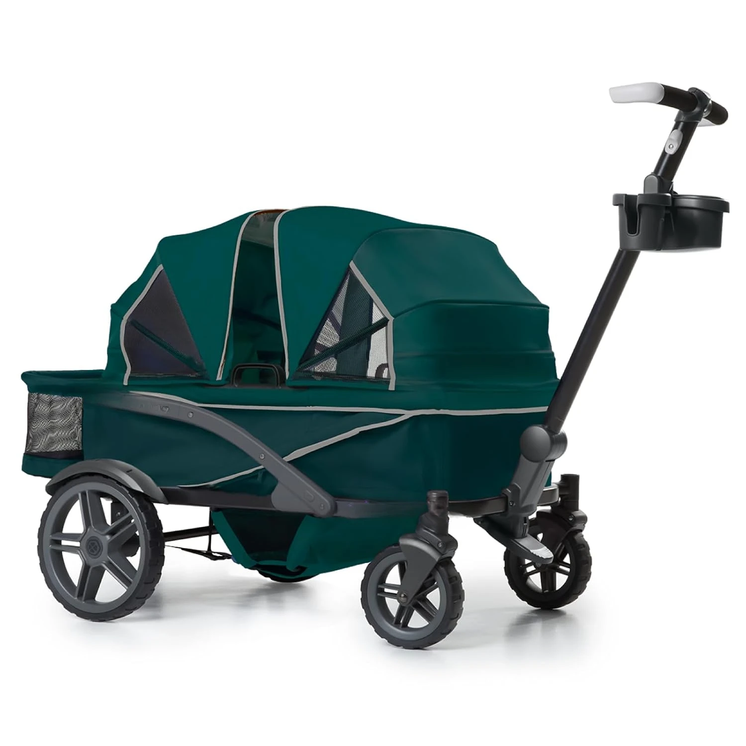 All-Terrain Wagon Stroller with Easy Push and Pull, Removable XL Canopies, and Sturdy, Safe Folding for Storage and Transport