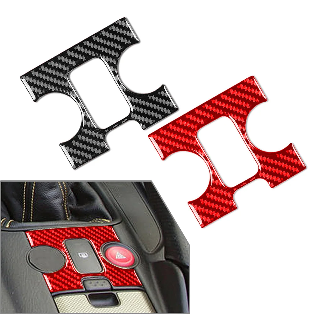 Car Hazard Light Button Cover Trim Sticker Decoration Accessories For Honda S2000 2004 2005 2006 2007 2008 2009