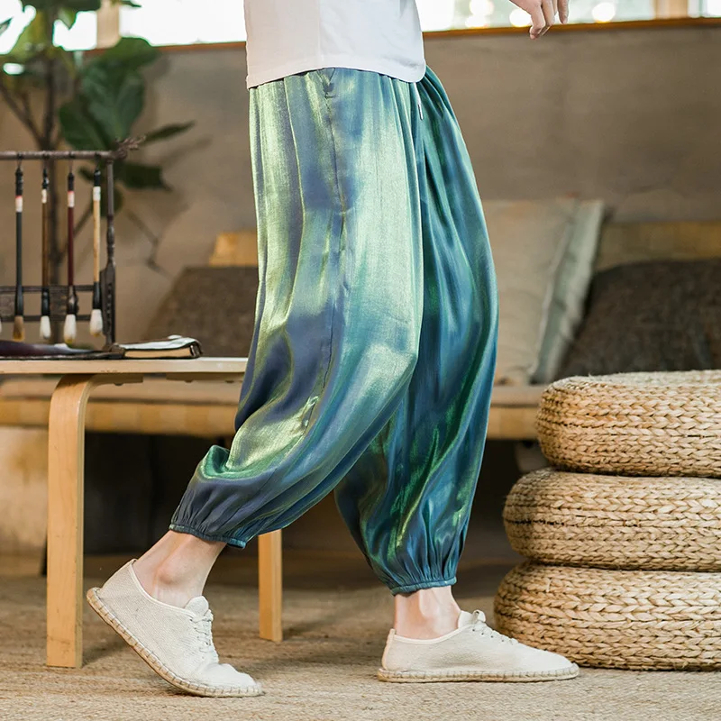 

2022 New Spring Men Sweatpants 5XL Loose Quickly Dry Harem Bloomers Running Jogger Fitness Gym Workout Casual Yoga Trousers