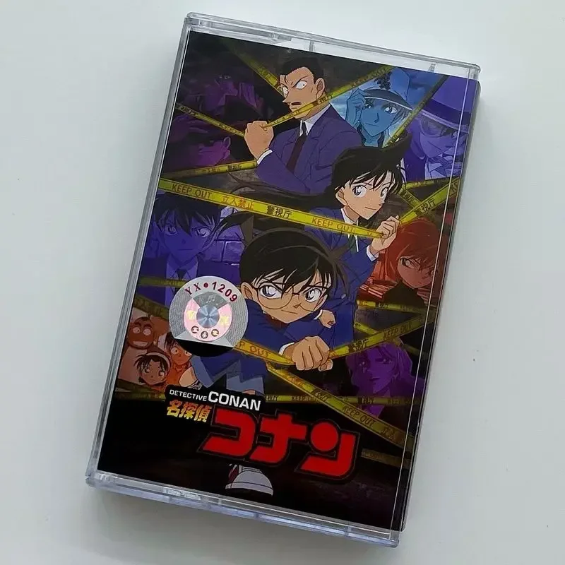 Cinta musical de historia de policía salvaje de Detective Conan, cinta de rastas de sonido de Anime, colecciones de ojos misteriosos, regalos conmemorativos Kawaii, juguete