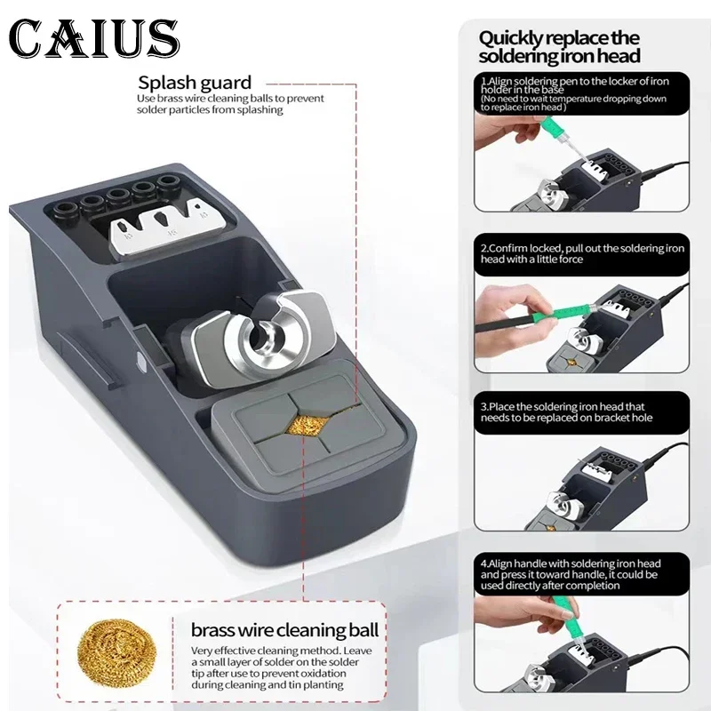 NEW JCID Aixun T3A intelligent Welding Station With Soldering Iron T115 T245 T210 Handle Welding Tips For Phone BGA Repair Tools